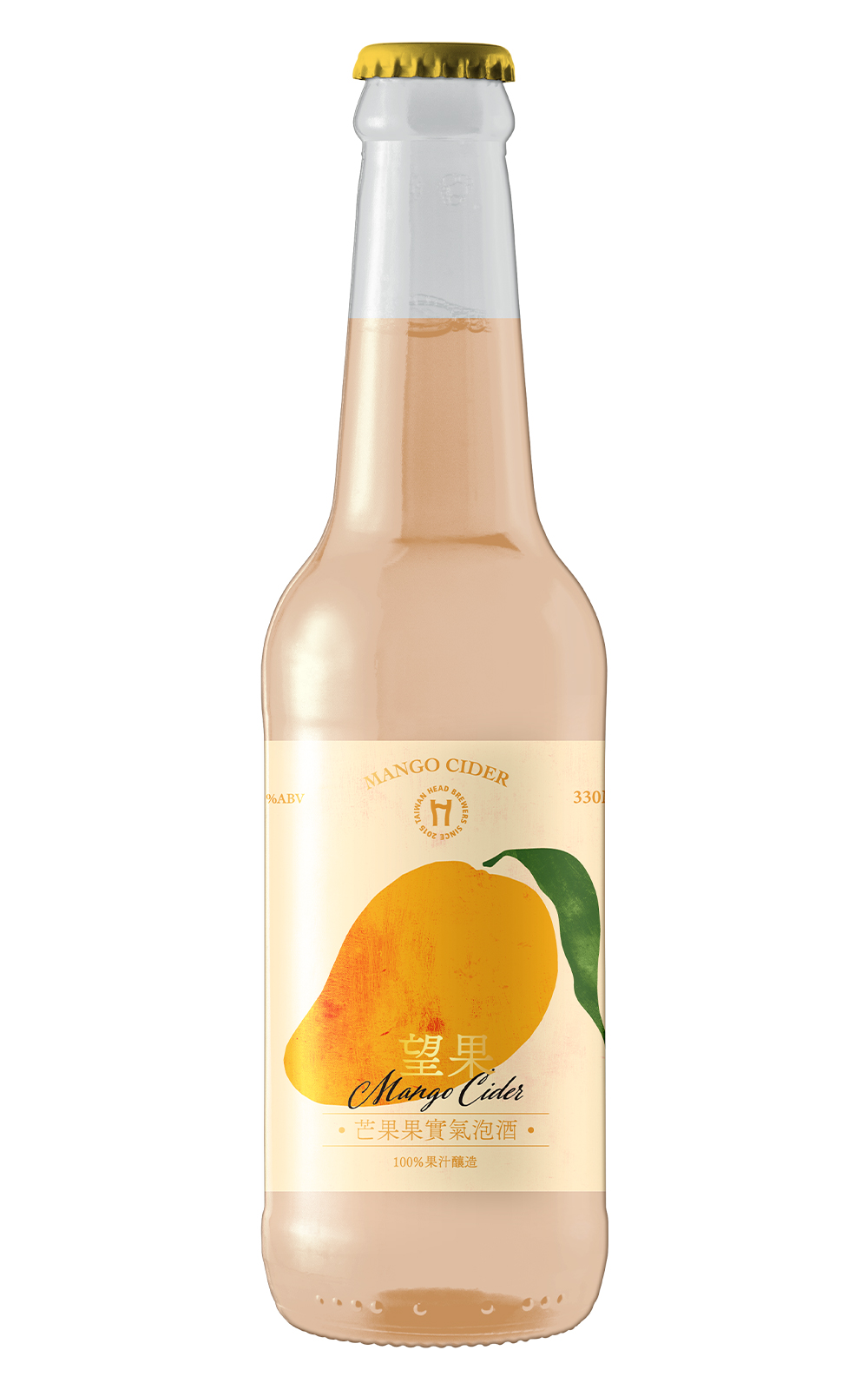 Taiwan Head Brewers Mango Cider 啤酒頭釀造 望果 芒果果實氣泡酒