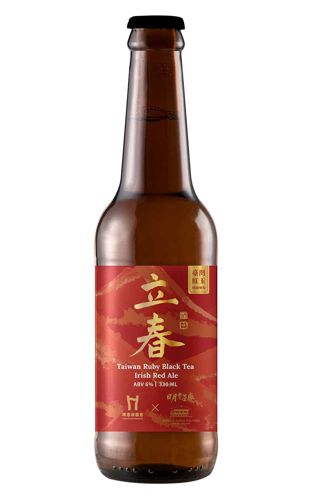 Taiwan Head Brewers Spring Commences Taiwan Ruby Black Tea Irish Red Ale 啤酒頭釀造 立春 紅玉茶啤酒