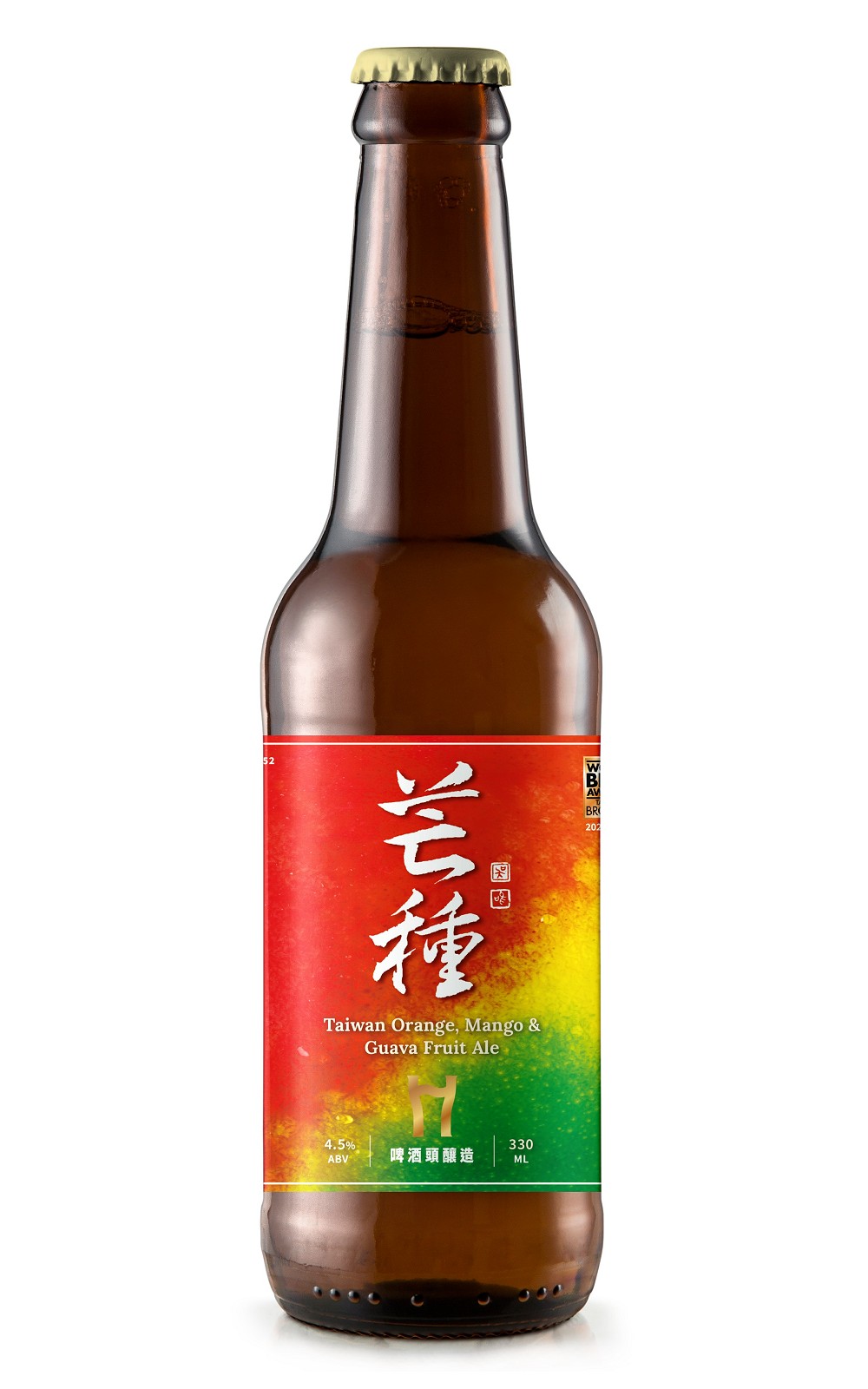 Taiwan Head Brewers Grain in Ear Orange Mango Guava Fruit Ale 啤酒頭釀造 芒種 芭芒柳水果啤酒