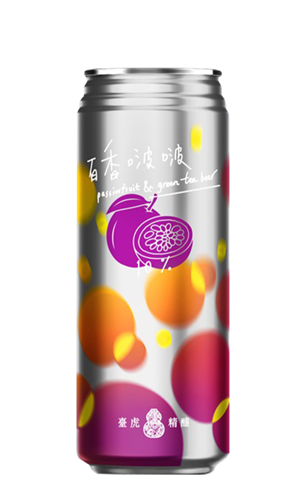 Taihu Brewing Passionfruit Green Tea Beer 臺虎精釀 百香啵啵 百香綠茶啤酒