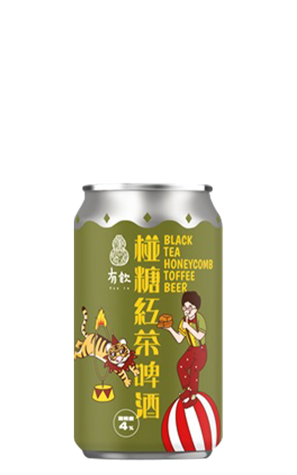 Taihu Brewing Black Tea Honeycomb Toffee Beer 臺虎精釀 臺虎 x 有飲 椪糖紅茶啤酒