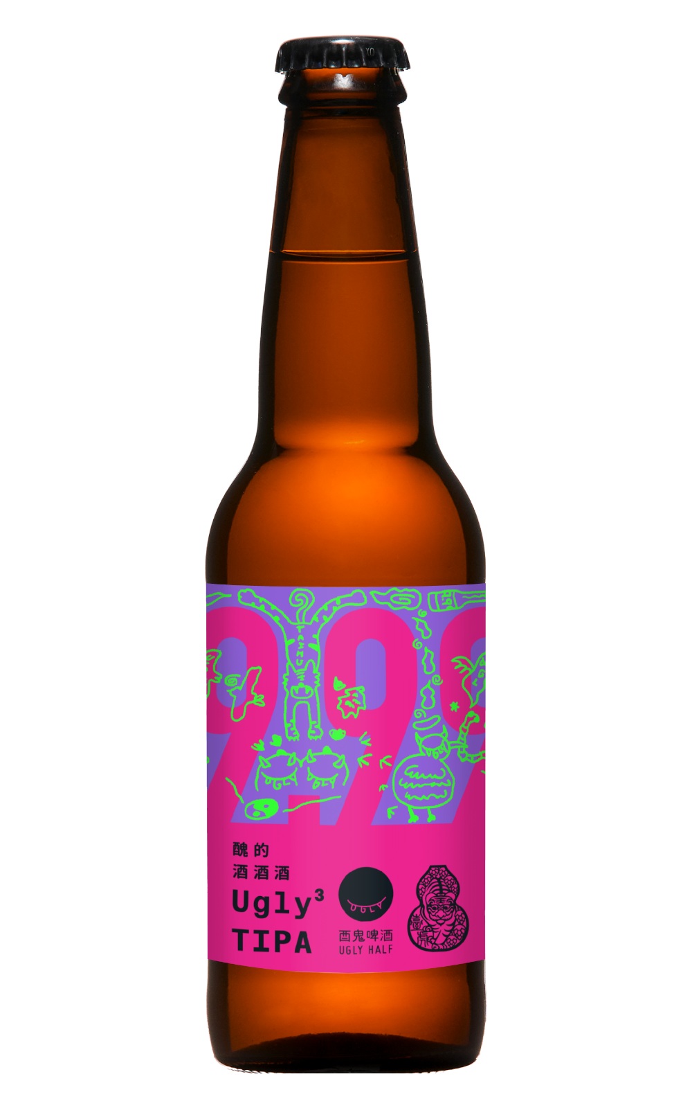 Ugly Half Beer 醜的酒酒酒 Ugly³ TIPA 酉鬼啤酒 醜的酒酒酒 Ugly³ TIPA