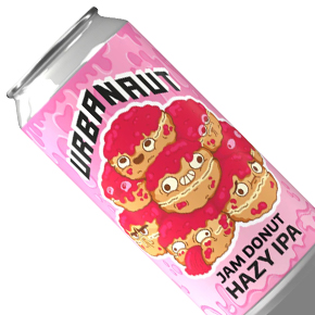 Urbanaut Brewing Co.-Jam Donut Hazy IPA