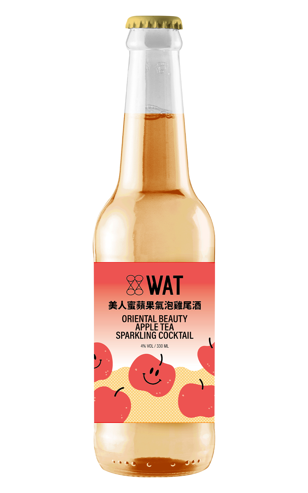 WAT Oriental Beauty Apple Tea Sparkling Cocktail WAT 美人蜜蘋果 氣泡雞尾酒