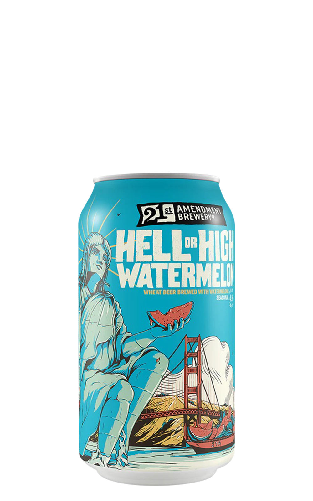 21st Amendment Brewery Hell or High Watermelon Wheat Beer 第21修正案啤酒廠 赴湯蹈火 西瓜小麥啤酒