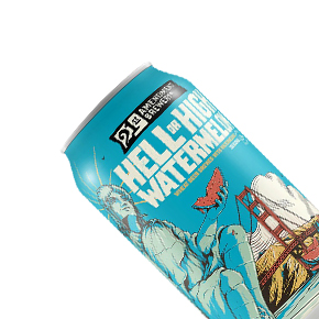 21st Amendment Brewery-"Hell or High" Watermelon Wheat Beer