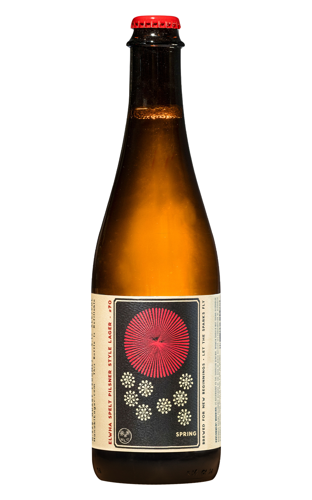 Hanabi Lager Company Elwha Spelt Pilsner Style Lager 2025 Spring 花火拉格啤酒廠 奧華斯佩耳特小麥 皮爾森拉格啤酒 2025春季限定
