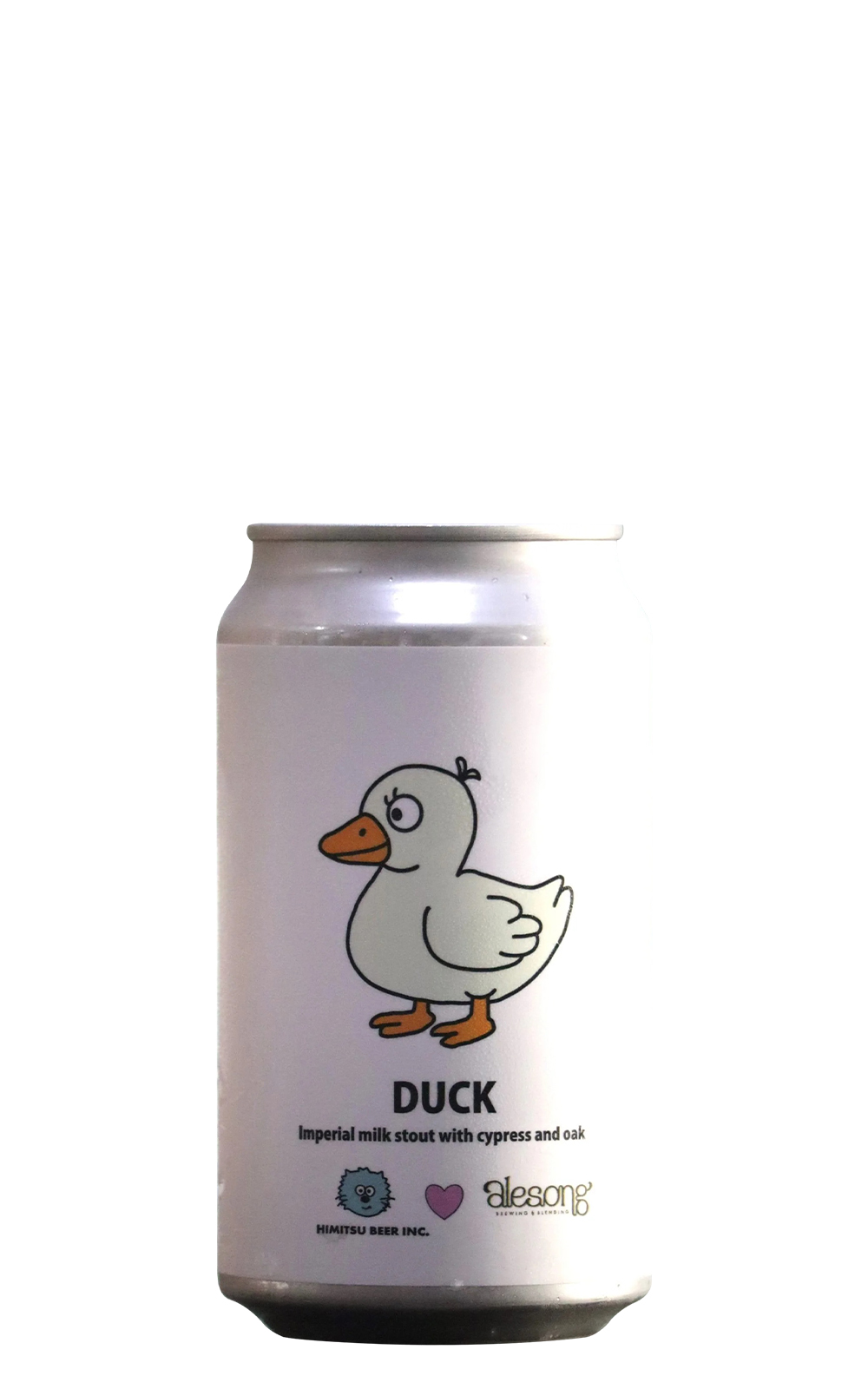 Himitsu Beer Inc DUCK Milk Imperial Stout with Cypress and Oak Himitsu X Alesong 秘密啤酒廠 鴨鴨 牛奶帝國司陶特