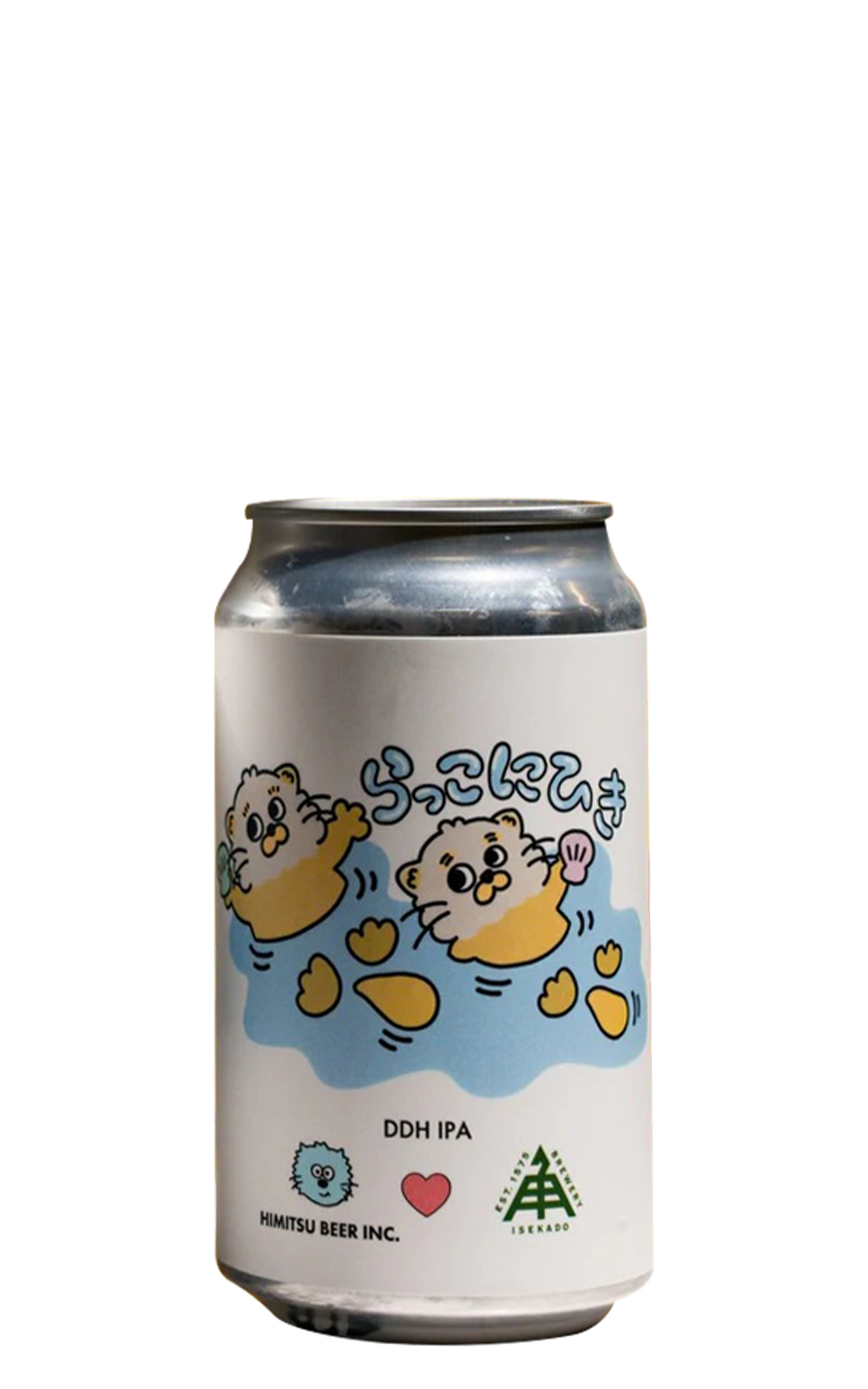 Himitsu Beer Inc Rakko Nihiki DDH IPA Himitsu X Isekado 秘密啤酒廠 兩隻獺獺 DDH IPA
