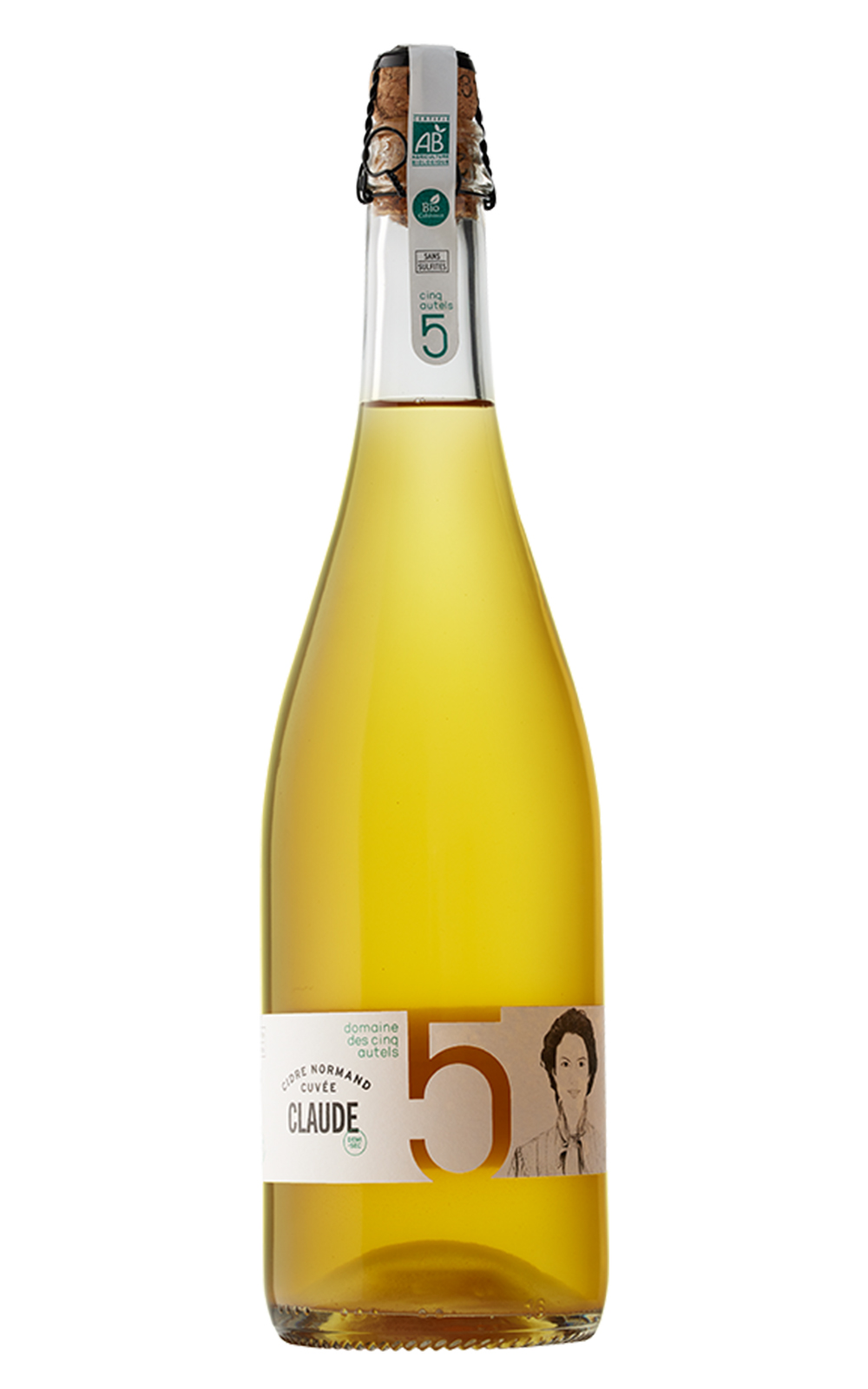 Domaine des Cinq Autels Claude Normand Cidre Demi Sec 2023 五聖壇莊園 媽咪柯蒂 半甜蘋果氣泡酒 2023