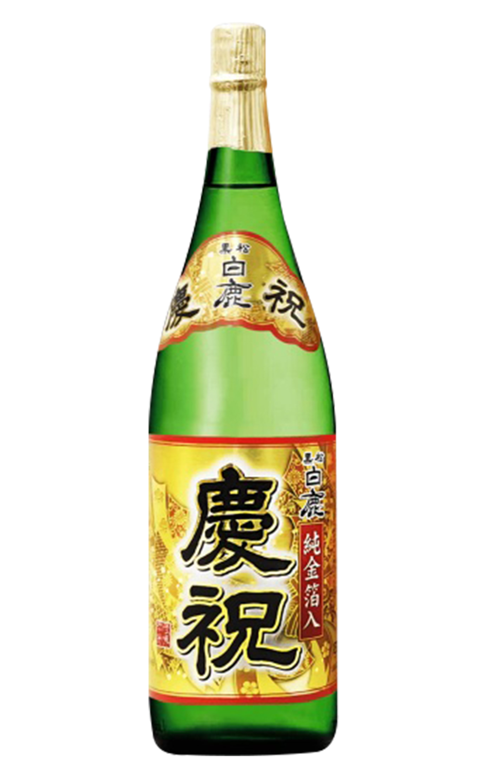 Tatsuuma Honke Brewing Co Ltd 黑松白鹿 慶祝 純金箔入清酒 禮盒 辰馬本家酒造株式會社 白鹿 黑松白鹿 慶祝 純金箔入清酒 禮盒