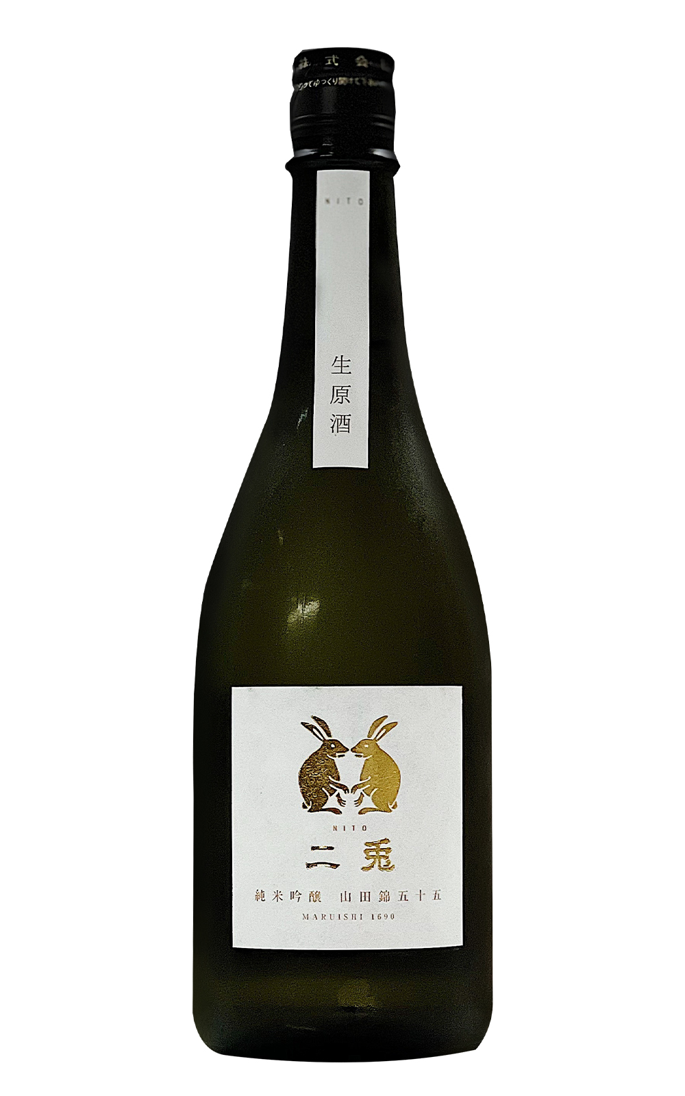 Maruishijozo Co Ltd 二兔 純米吟醸 山田錦 五十五 生 丸石釀造株式會社 二兔 純米吟釀 山田錦 五十五 生