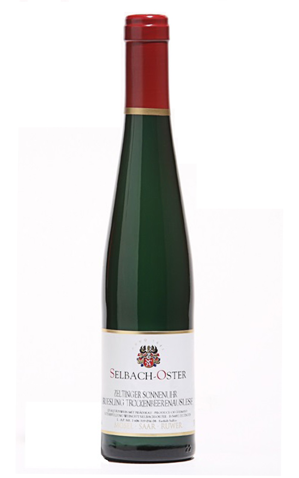 Selbach Oster Zeltinger Sonnenuhr Riesling Trockenbeerenauslese 2010 塞巴 奧斯特酒莊 塞爾廷閣 日晷園 麗絲玲 TBA貴腐甜白酒