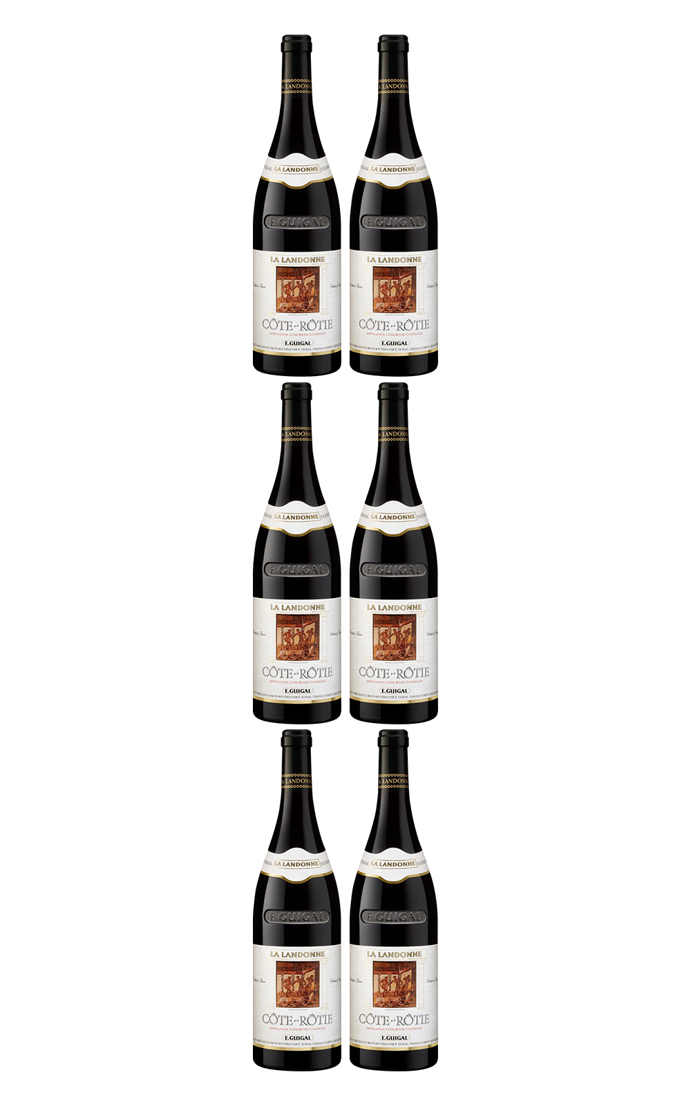 E Guigal Cote Rotie La Landonne OWC Set 750ml 6 2019 積架酒莊 羅第丘 浪東園 紅酒 原裝木箱套組 750ml 6