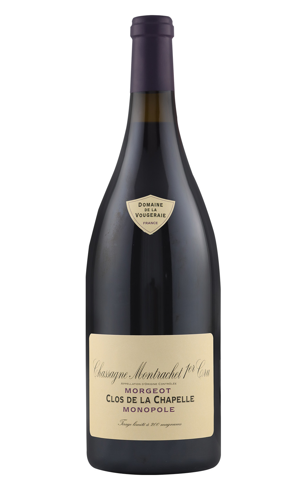 Domaine de la Vougeraie Chassagne Montrachet 1er Cru Morgeot Clos de la Chapelle Monopole Rouge 2022 梧傑雷酒莊 夏山蒙哈榭 摩玖 小教堂 獨占一級園紅酒
