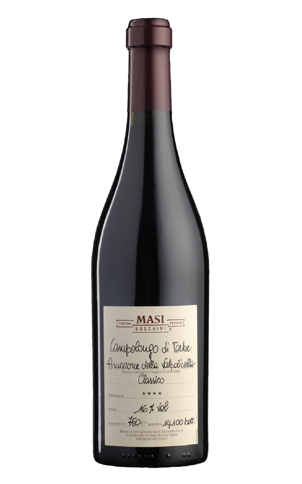 Masi Agricola Campolongo di Torbe Amarone della Valpolicella Classico 2011 瑪西酒莊 坎波隆歌 古典阿瑪羅內紅酒