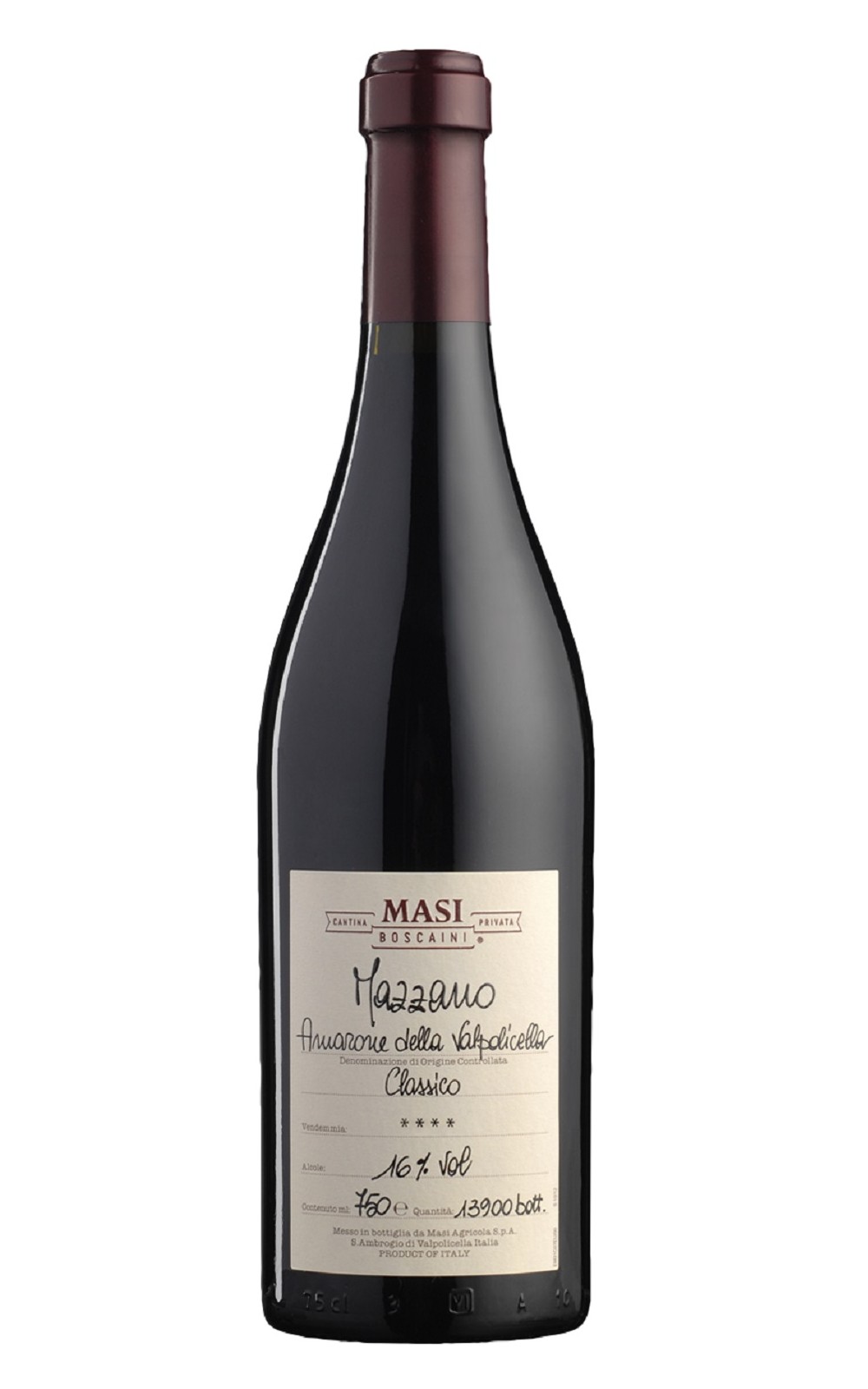 Masi Agricola Mazzano Amarone della Valpolicella Classico 2009 瑪西酒莊 瑪札諾 古典阿瑪羅內紅酒