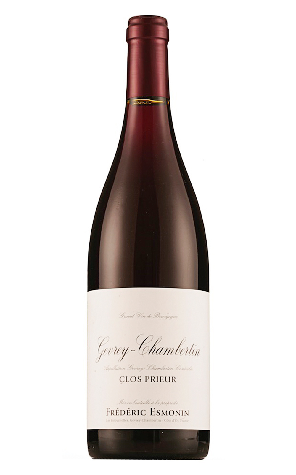 Domaine Frederic Esmonin Gevrey Chambertin Clos Prieur 2010 斐德列克 艾斯莫南酒莊 哲維瑞香貝丹 修院長園 紅酒