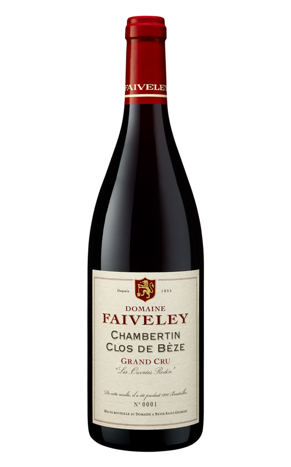 Domaine Faiveley Chambertin Clos de Beze Les Ouvrees Rodin Grand Cru 2019 費芙蕾酒莊 香貝丹 貝日 羅丹 特級園紅酒