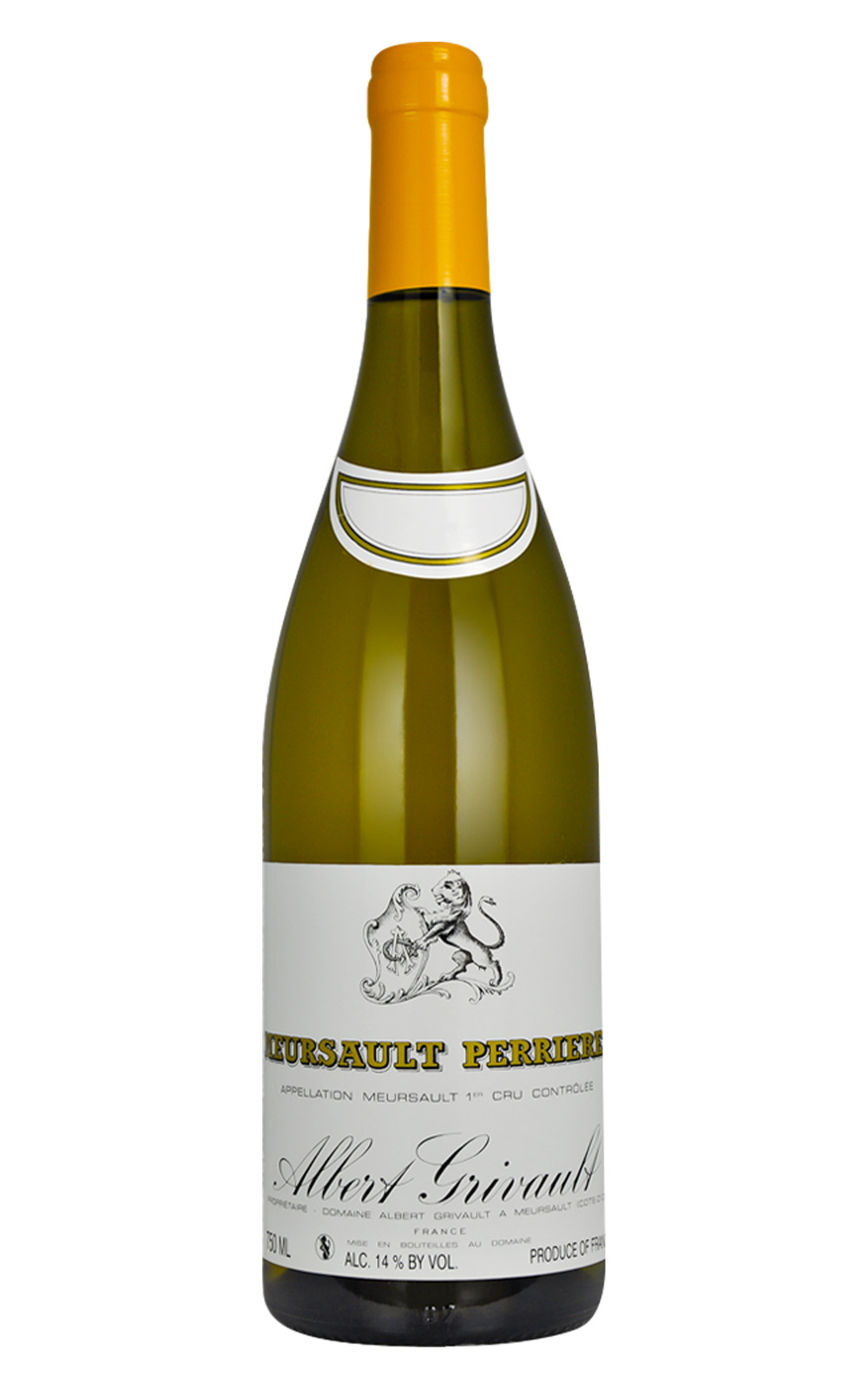 Domaine Albert Grivault Meursault 1er Cru Perrieres Blanc 2021 艾伯 格禮弗酒莊 梅索 佩里耶 一級園白酒