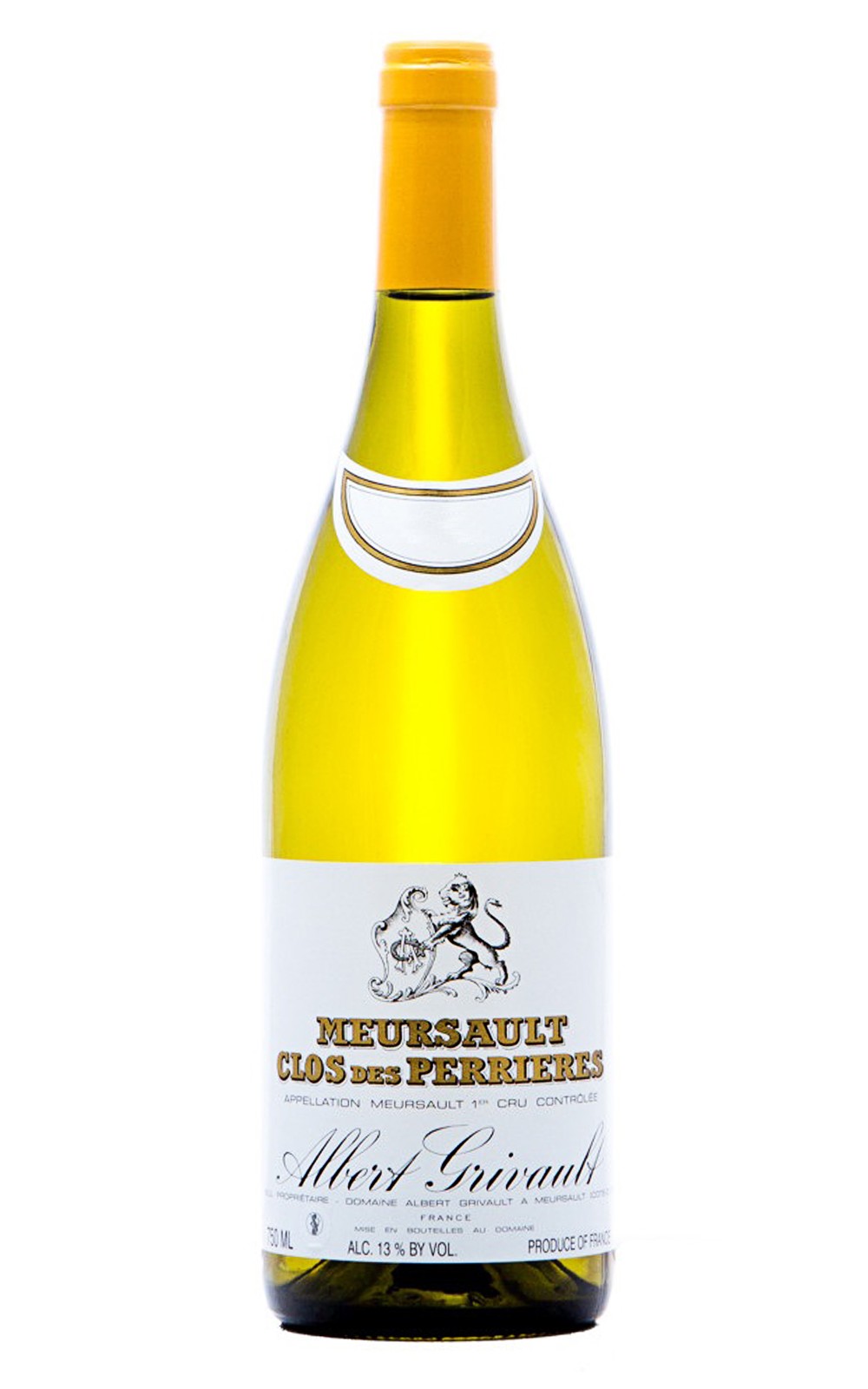 Domaine Albert Grivault Meursault 1er Cru Clos des Perrieres Blanc 2021 艾伯 格禮弗酒莊 梅索 佩里耶園 一級園白酒