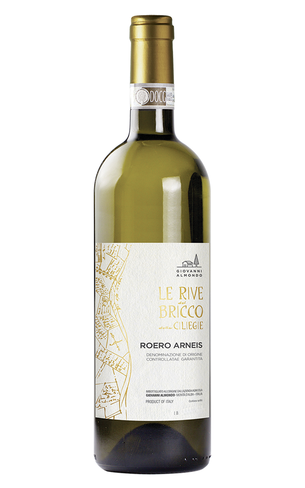 Giovanni Almondo Roero Le Rive del Bricco delle Ciliegie Arneis 2019 喬瓦尼 阿爾蒙多酒莊 羅埃洛 一鍋葡萄園 艾尼斯老藤白酒