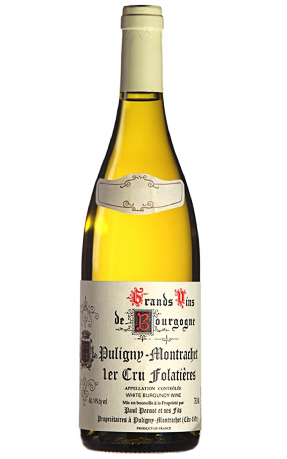 Domaine Paul Pernot Puligny Montrachet 1er Cru Les Folatieres Blanc 2023 保羅 佩諾酒莊 普里尼蒙哈榭 芙拉堤耶 一級園白酒