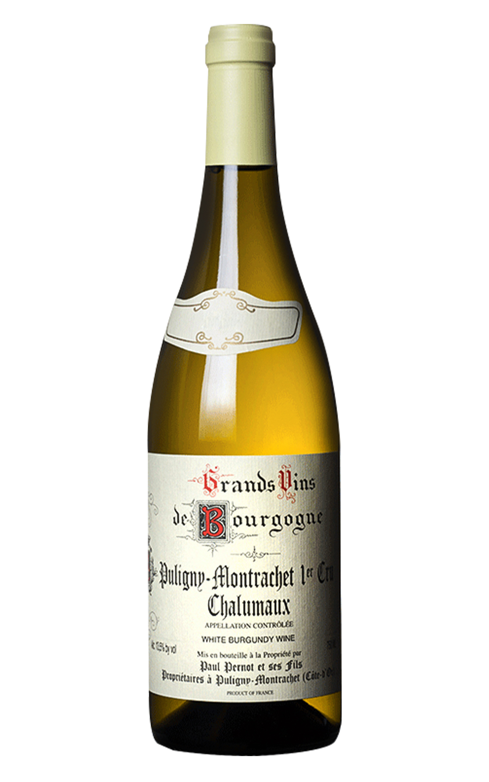 Domaine Paul Pernot Puligny Montrachet 1er Cru Chalumaux 2023 保羅 佩諾酒莊 普里尼蒙哈榭 蘆荻 一級園白酒