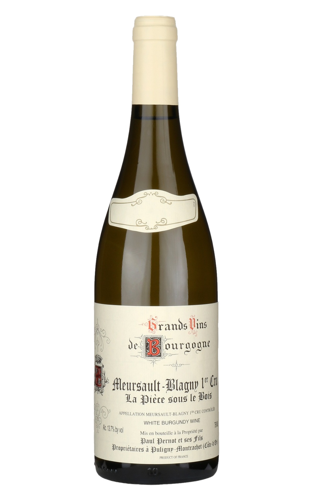 Domaine Paul Pernot Meursault Blagny 1er Cru La piece sous le Bois 2023 保羅 佩諾酒莊 梅索 布拉尼 布瓦思 一級園白酒