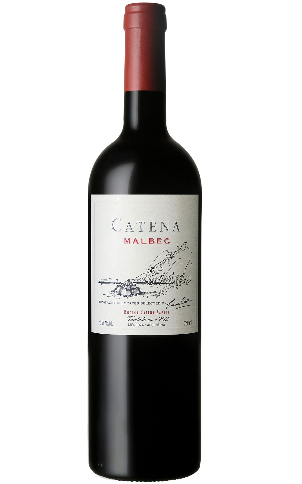 Catena Zapata Catena Malbec 2018 卡帝那 沙巴達酒莊 家族系列 馬爾貝克紅酒