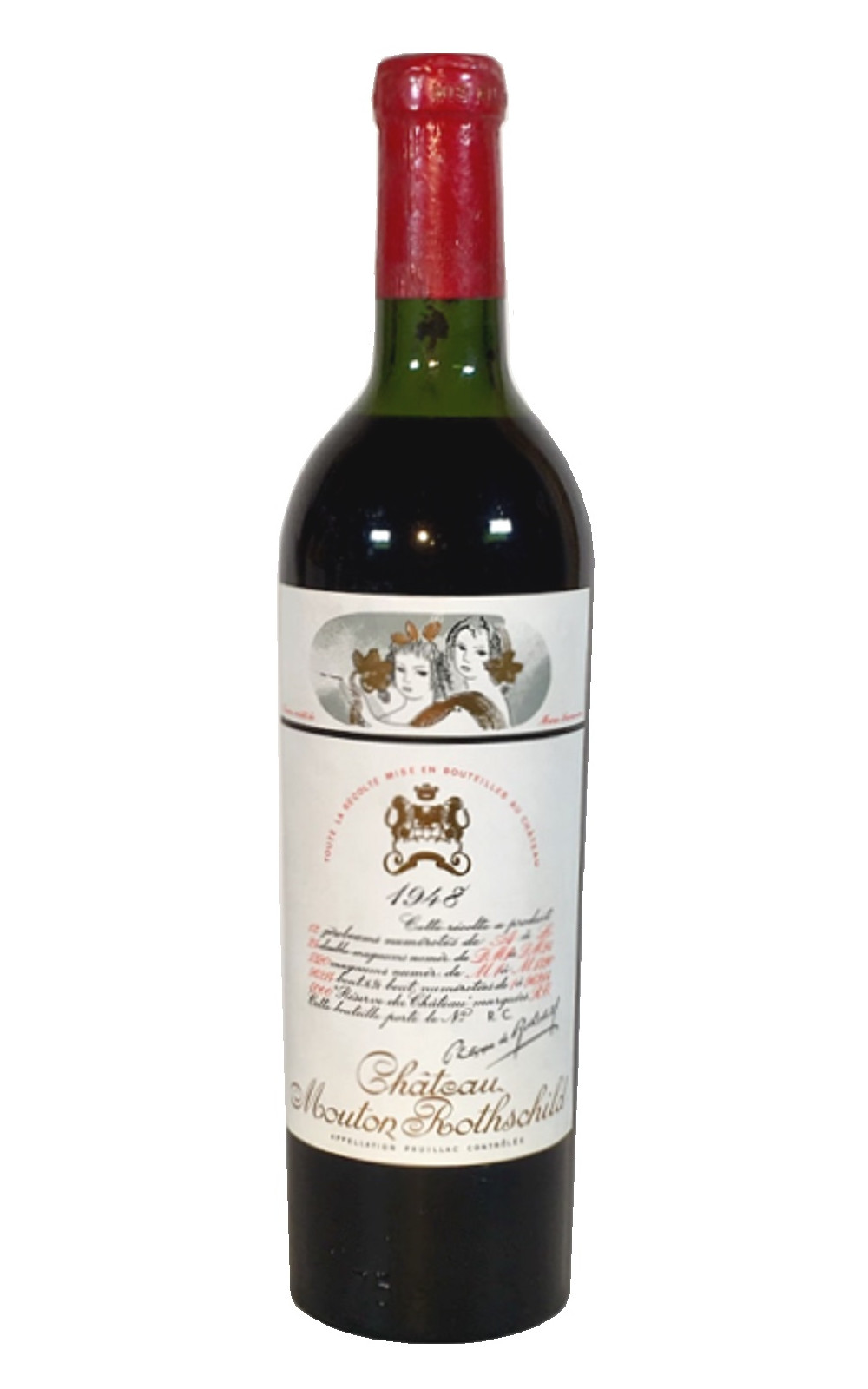 Chateau Mouton Rothschild Chateau Mouton Rothschild 1948 木桐堡 木桐一軍紅酒