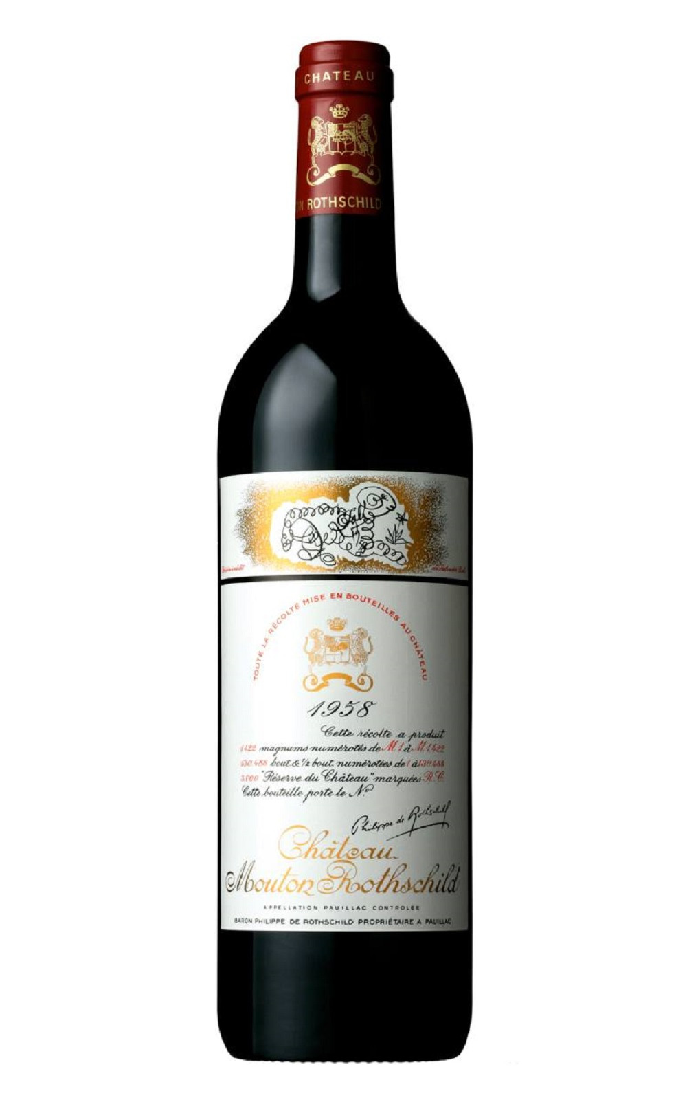 Chateau Mouton Rothschild Chateau Mouton Rothschild 1958 木桐堡 木桐一軍紅酒