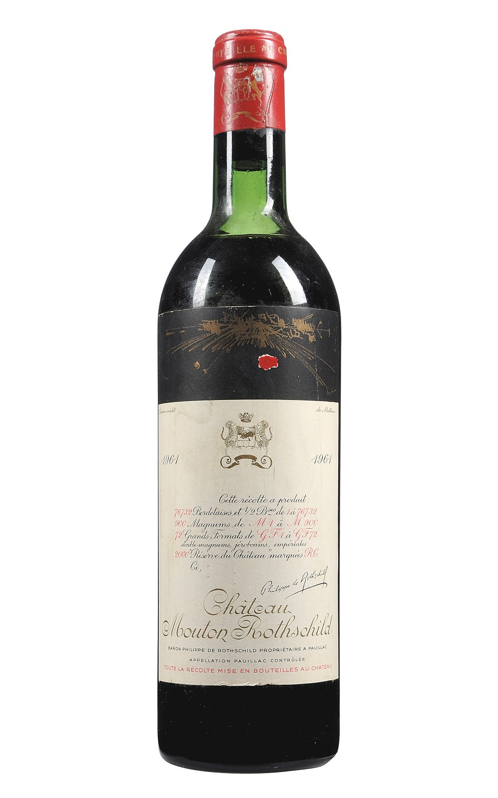 Chateau Mouton Rothschild Chateau Mouton Rothschild 1961 木桐堡 木桐一軍紅酒