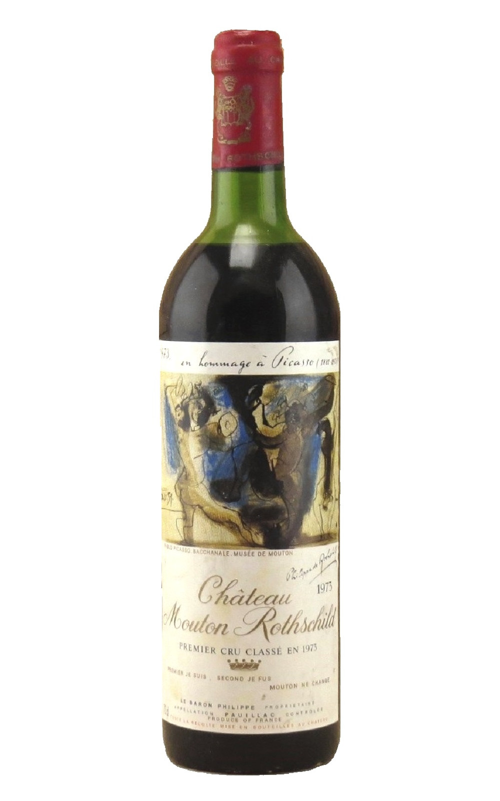 Chateau Mouton Rothschild Chateau Mouton Rothschild 1973 木桐堡 木桐一軍紅酒