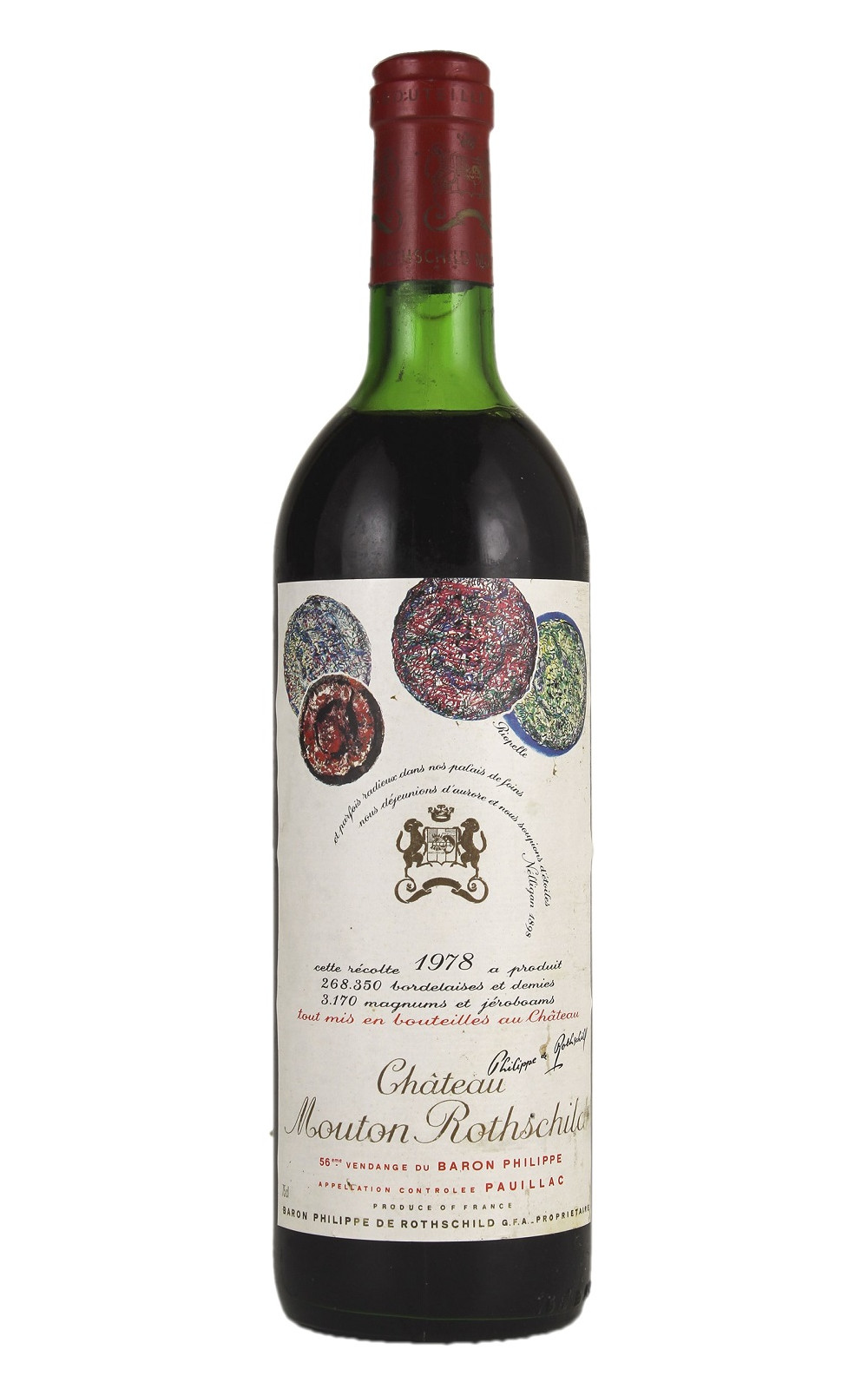 Chateau Mouton Rothschild Chateau Mouton Rothschild 1978 木桐堡 木桐一軍紅酒