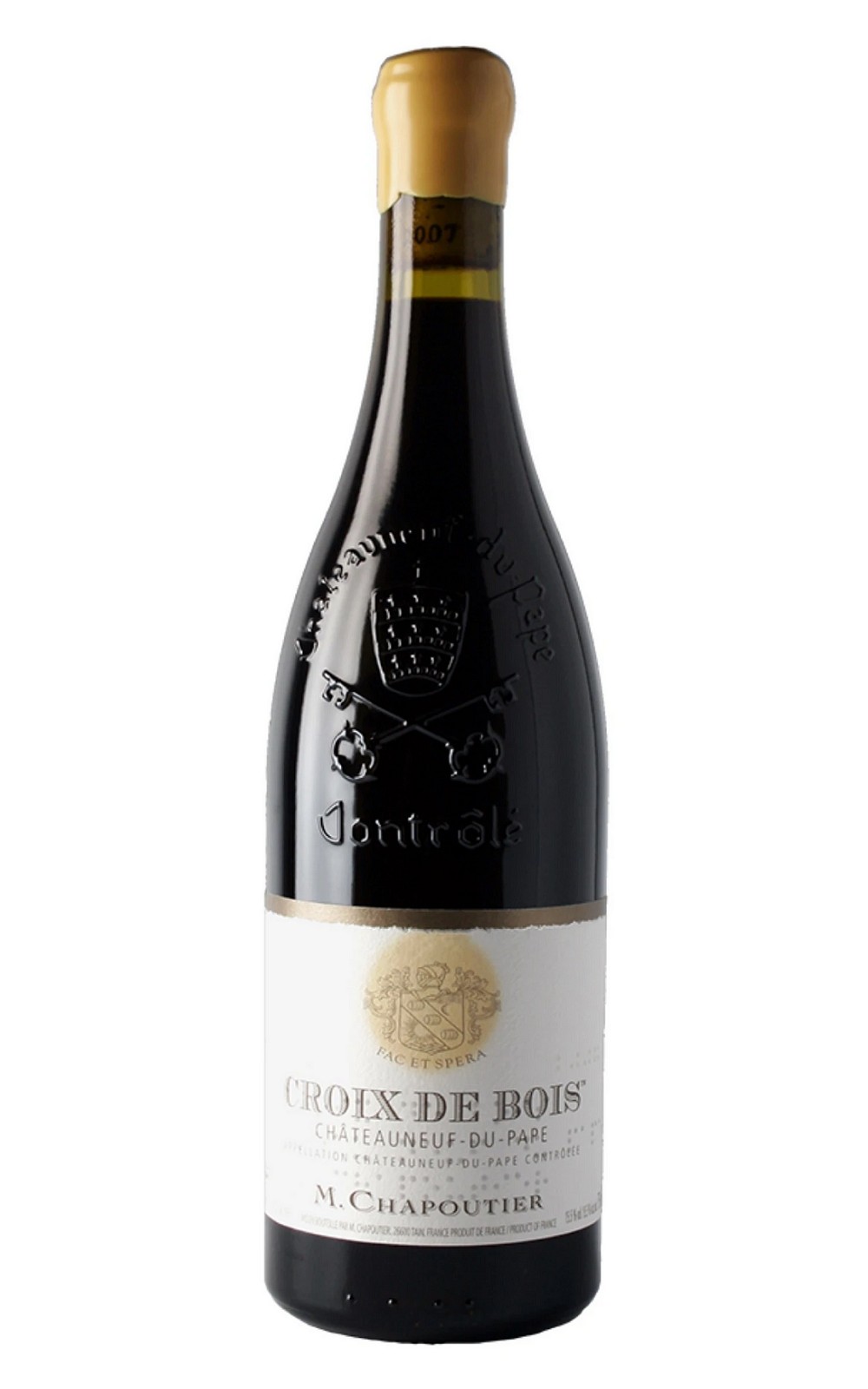 M Chapoutier Croix de Bois Chateauneuf du Pape Rouge 2016 莎普蒂爾酒莊 庫迪伯 教皇新堡紅酒