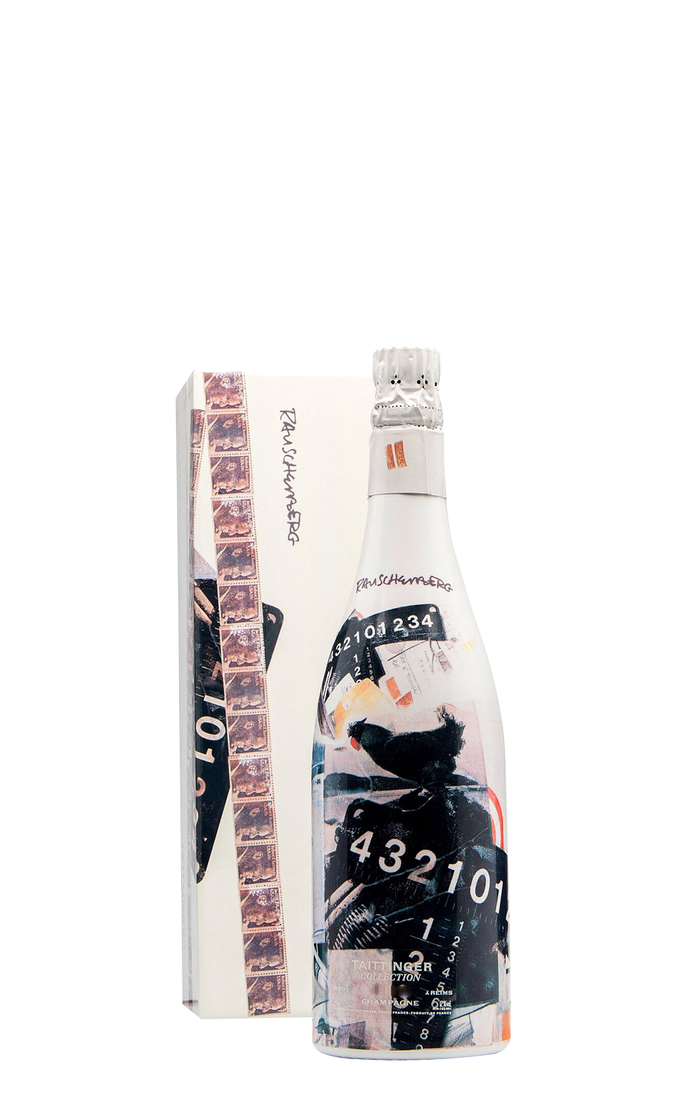 Champagne Taittinger Collection Rauschenberg Brut Millesime Gift Box 2000 泰廷爵香檳 大師彩繪系列 勞森伯格 年份不甜香檳 禮盒