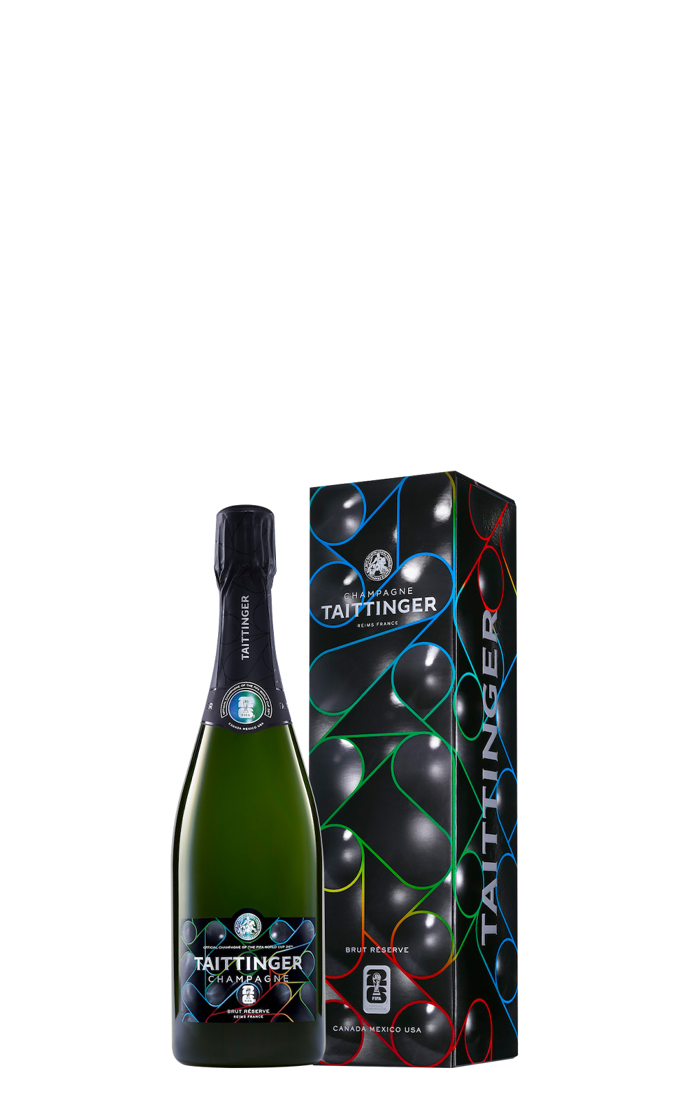 Champagne Taittinger Reserve Brut FIFA 2026 Gift Box NV 泰廷爵香檳 典藏 不甜香檳 2026 年世界盃足球賽禮盒