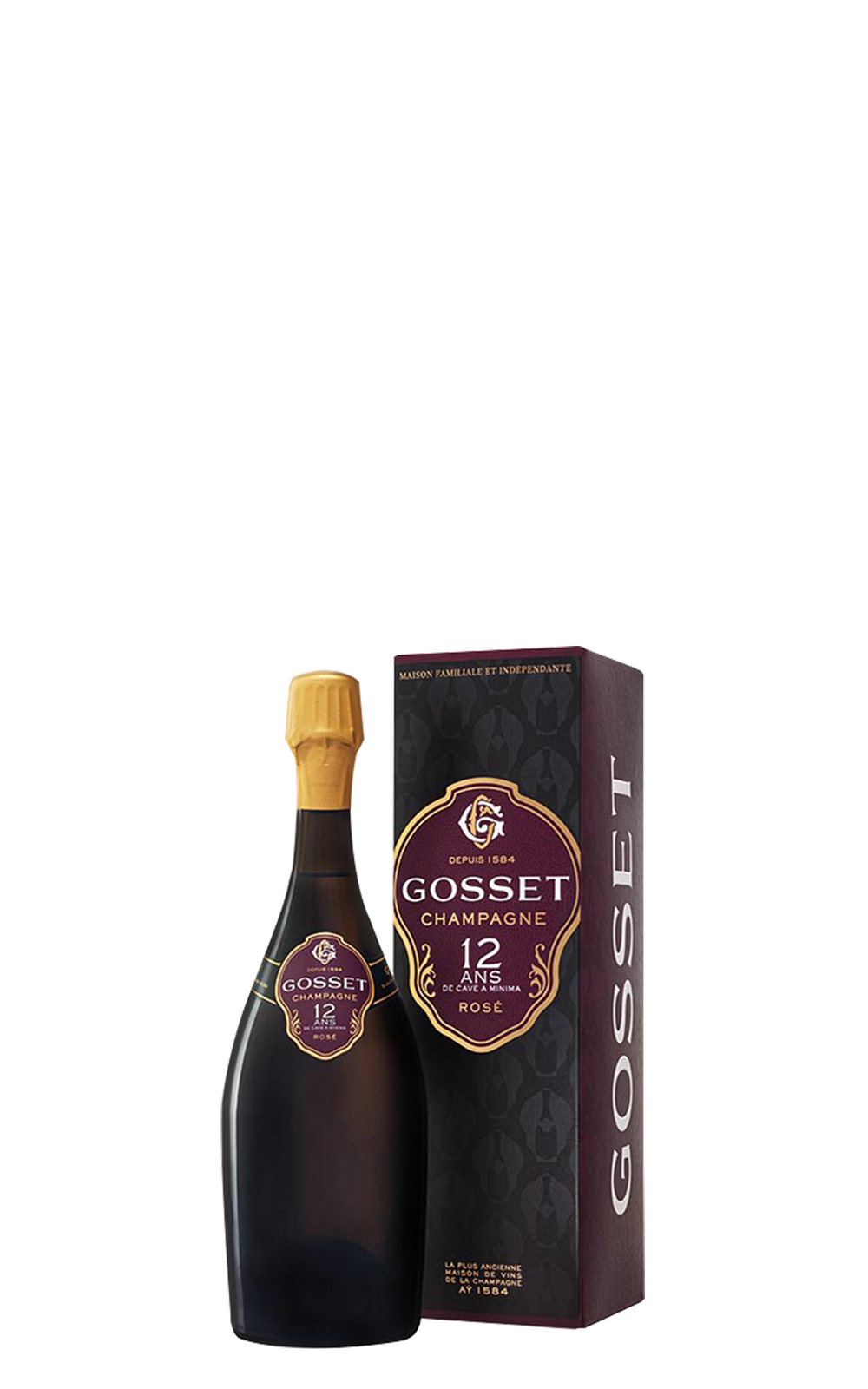 Champagne Gosset 12 Ans de Cave Minima Rose Gift Box NV 高仕達香檳 12年窖藏 粉紅香檳 禮盒