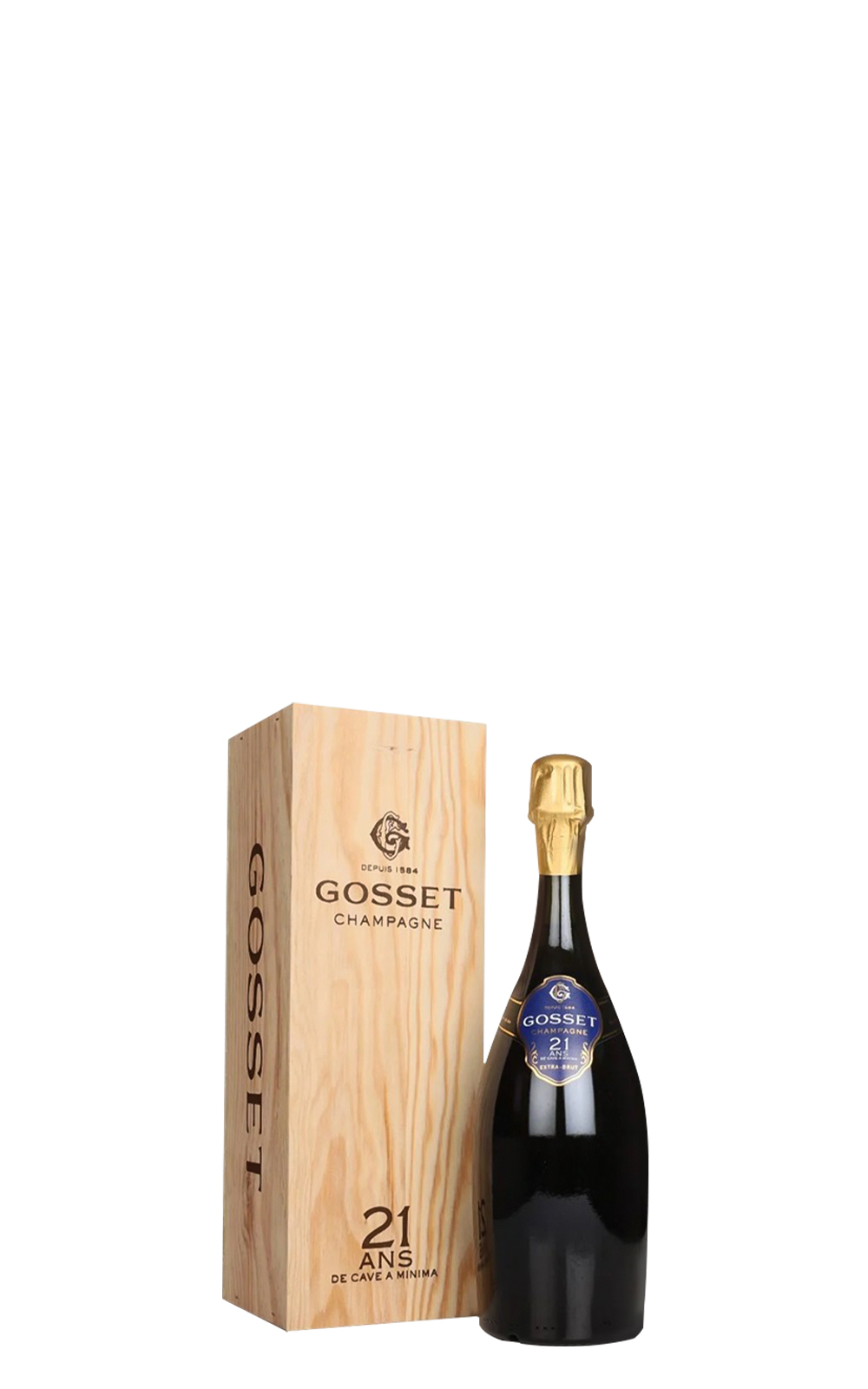 Champagne Gosset 21 Ans de Cave Minima Extra Brut Gift Box NV 高仕達香檳 21年窖藏 不甜香檳 禮盒