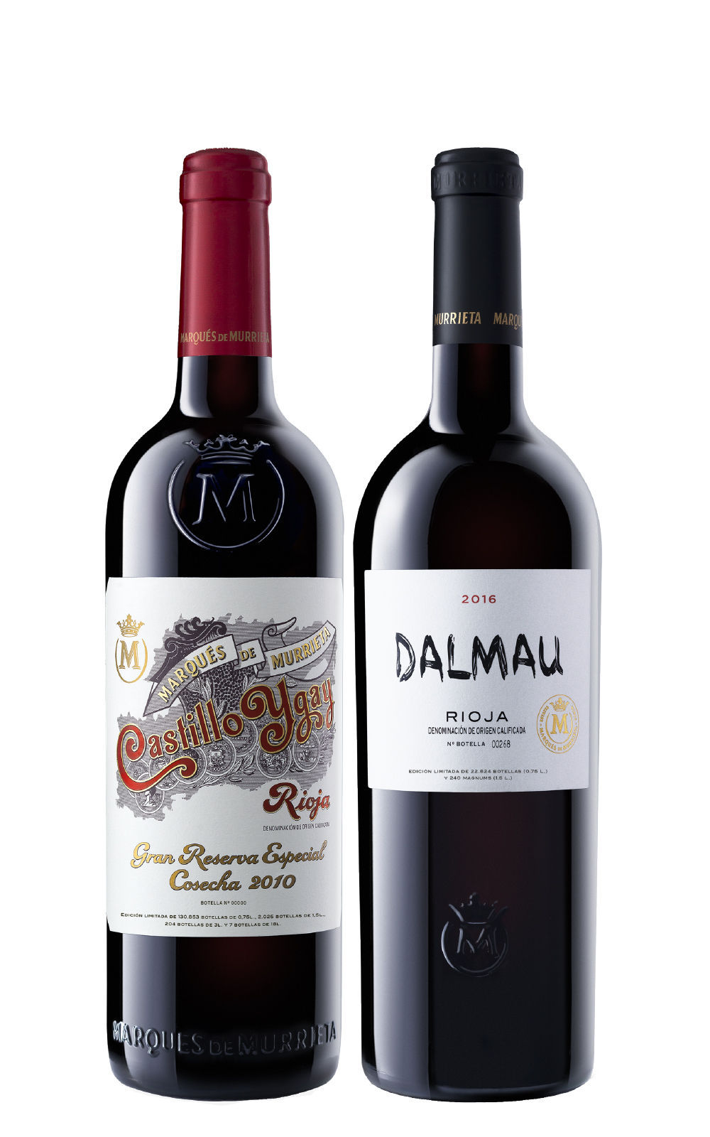 Marques de Murrieta Castillo Ygay Gran Reserva Dalmau Reserva Special Set NV 姆利達侯爵酒莊 伊格莊園 達摩 旗艦雙瓶組