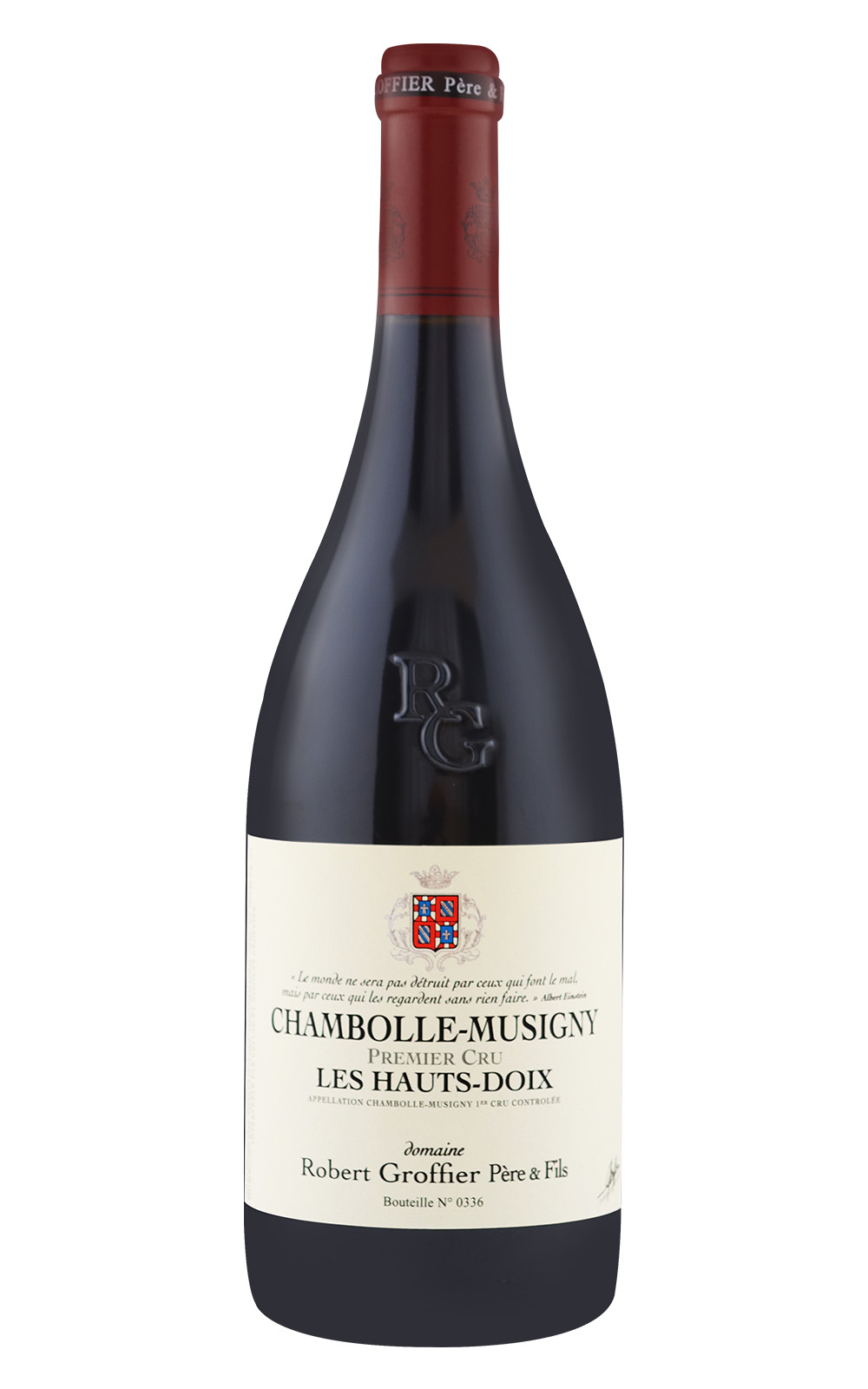 Domaine Robert Groffier Pere Fils Chambolle Musigny 1er Cru Les Hauts Doix 2014 羅伯 葛菲酒莊 香波蜜思妮 高地多瓦 一級園紅酒