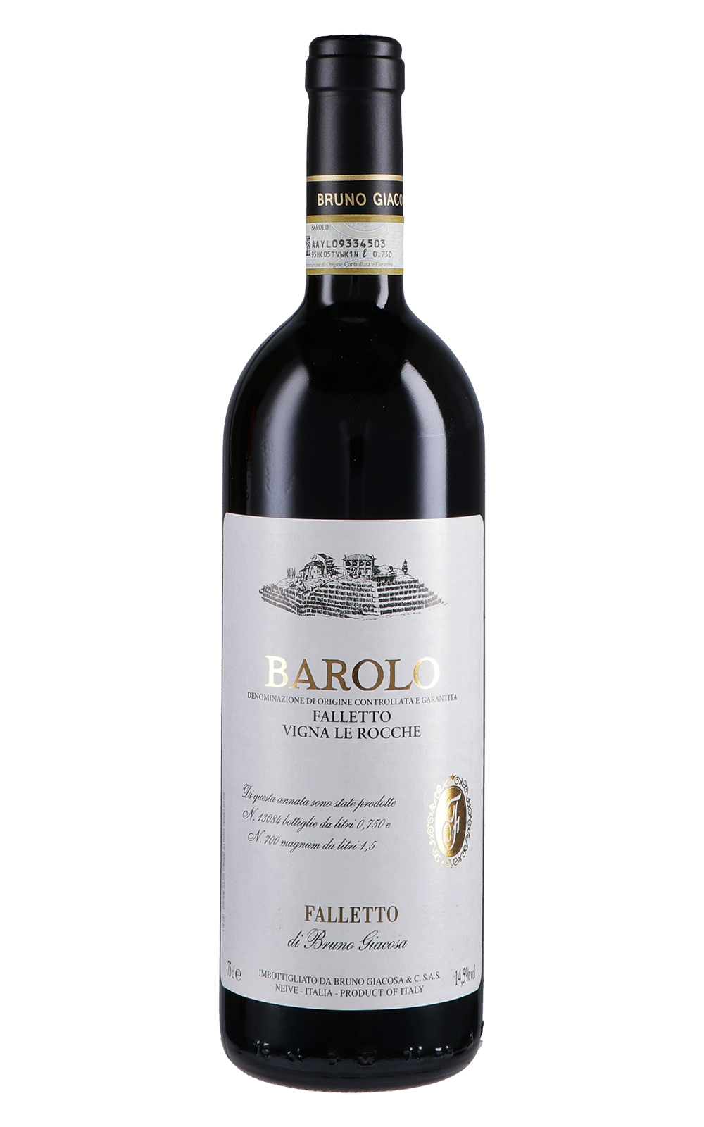 Bruno Giacosa Barolo Falletto Vigna Le Rocche 2019 布魯諾 賈可薩酒莊 羅稼園 巴羅洛紅酒