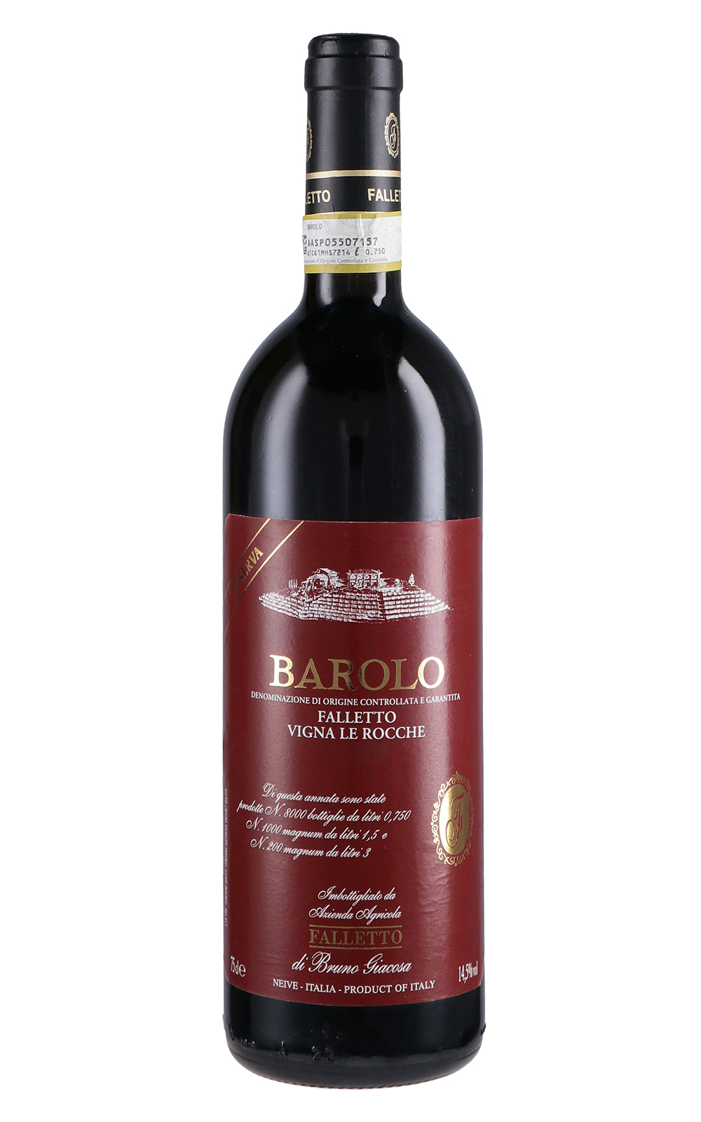 Bruno Giacosa Barolo Falletto Vigna Le Rocche Riserva 2014 布魯諾 賈可薩酒莊 羅稼園 巴羅洛陳年紅酒