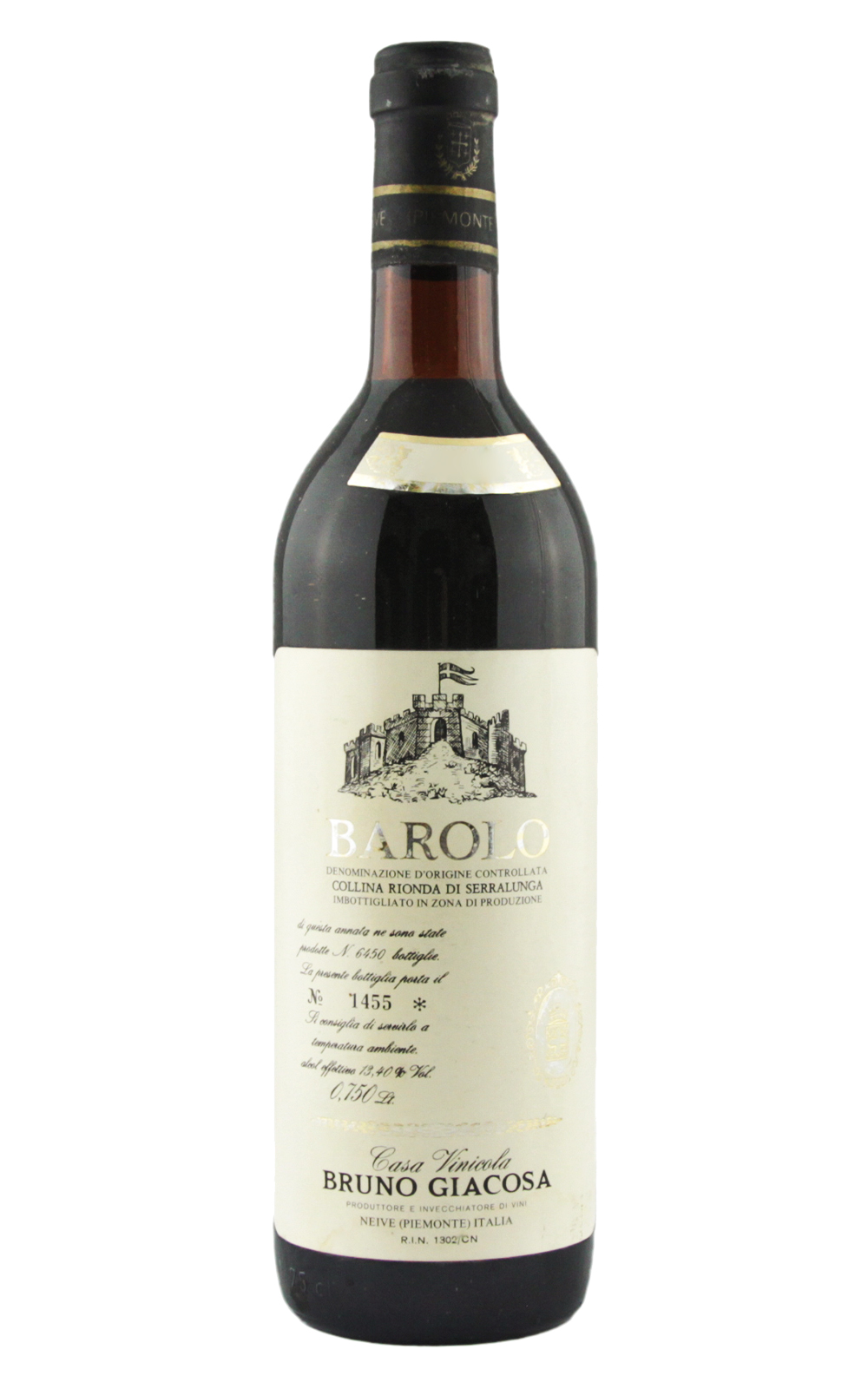 Bruno Giacosa Barolo Collina Rionda 1975 布魯諾 賈可薩酒莊 里翁達園 巴羅洛紅酒