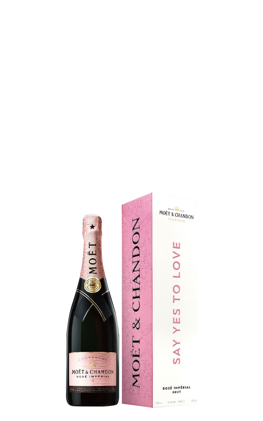 Moet Chandon Imperial Rose Brut Say Yes to Love Special Gift Box NV 酩悅香檳 酩悅不甜粉紅香檳 勇敢去愛 禮盒