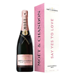 Moët & Chandon-Impérial Rosé Brut ("Say Yes to Love" Special Gift Box