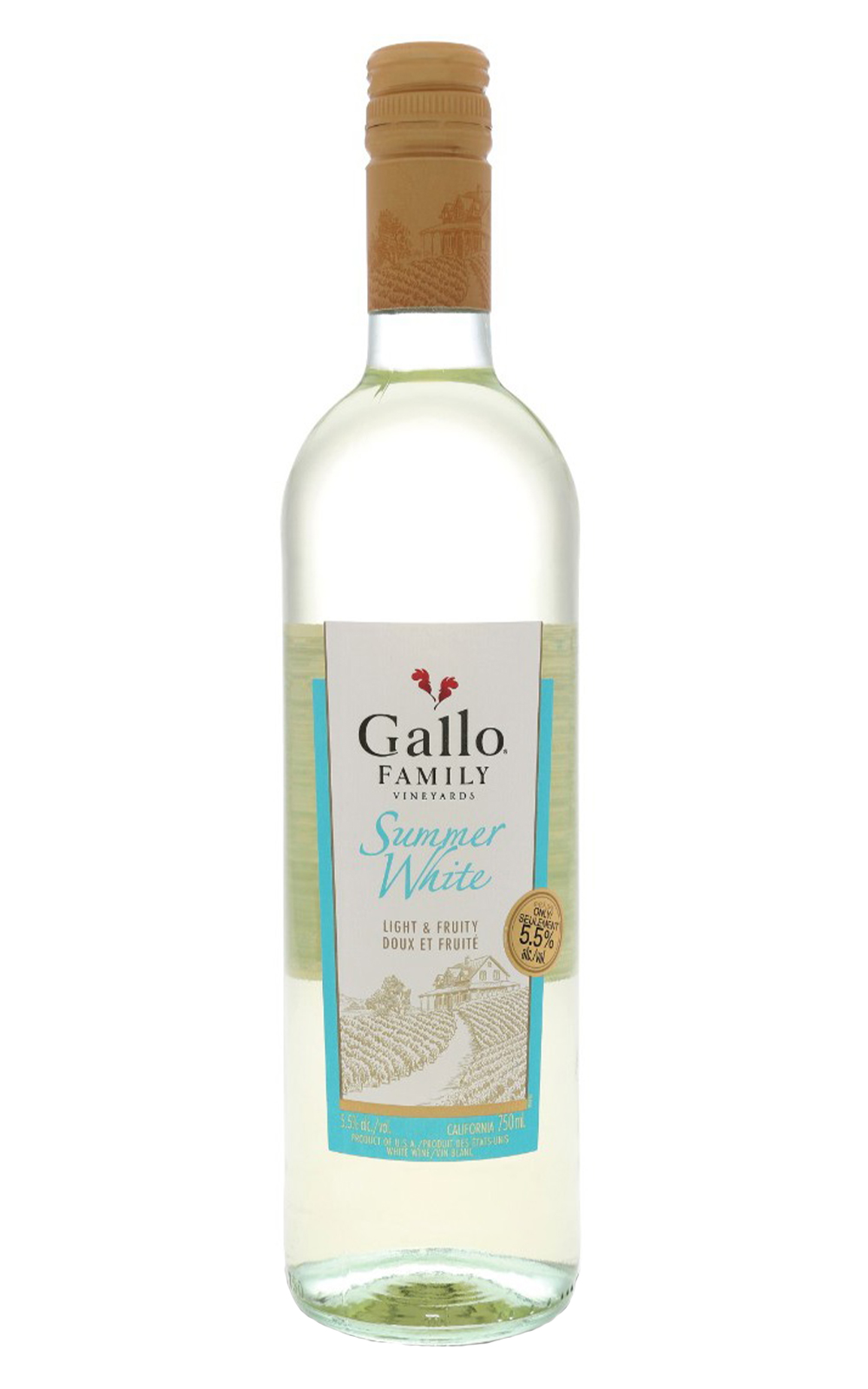 E J Gallo Winery Gallo Family Vineyards Summer White NV 嘉露酒莊 金牌系列 夏戀甜白酒