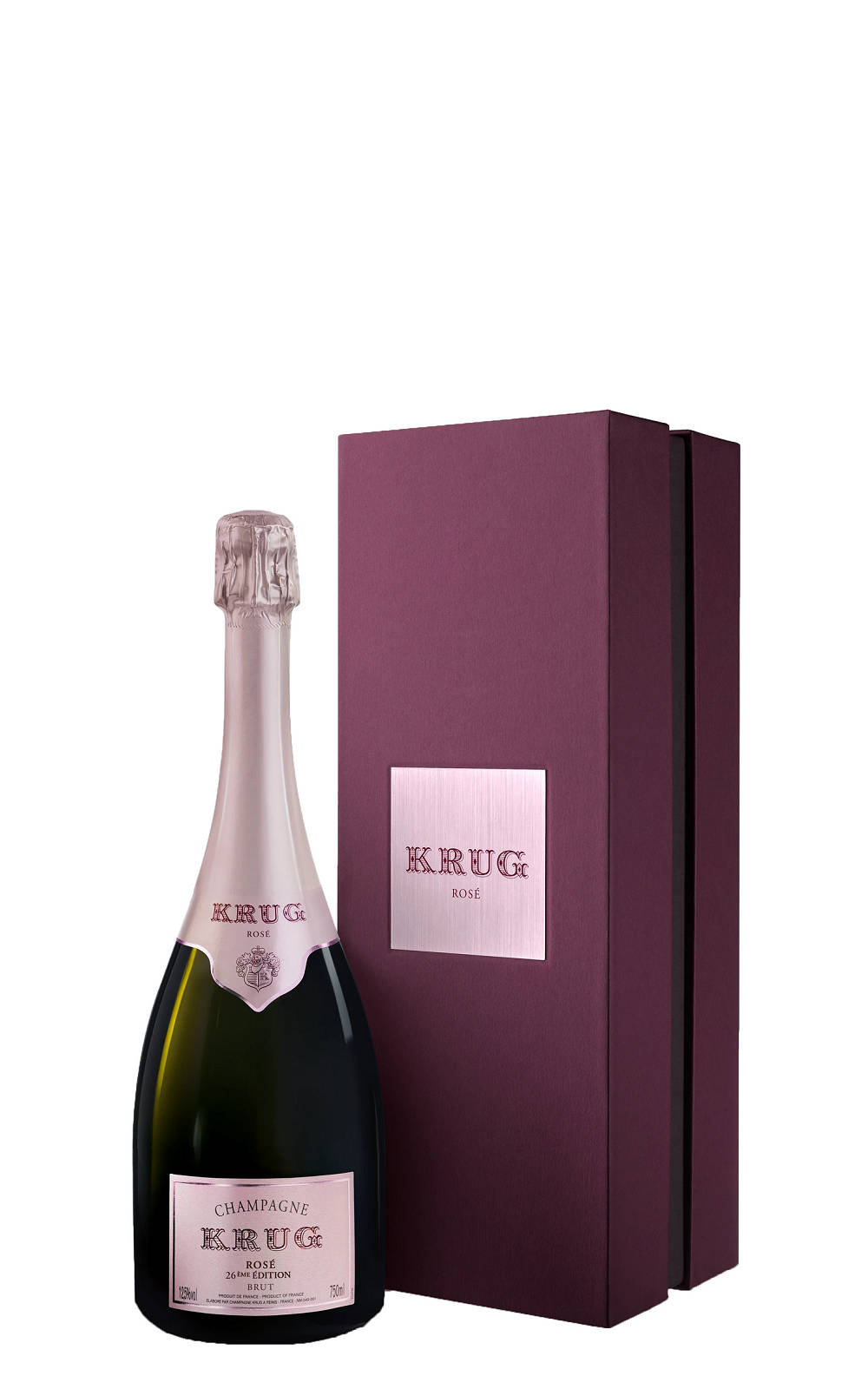 Krug Champagne 26eme Edition Rose Brut Gift Box NV 庫克香檳 版本26 不甜粉紅香檳 禮盒