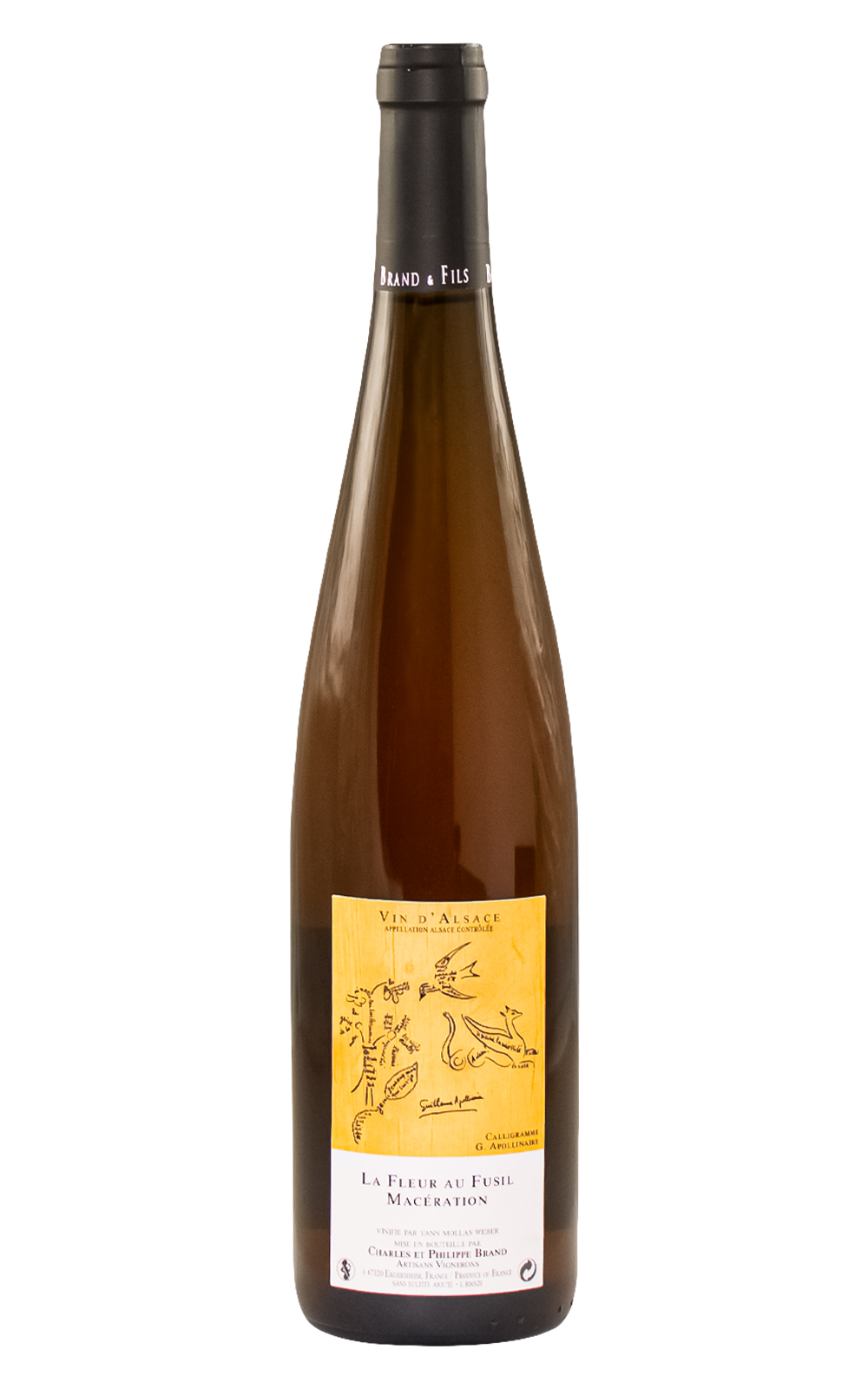 Domaine Brand Fils La Fleur Au Fusil Maceration 2020 布蘭德酒莊 槍上的花綵 橘酒
